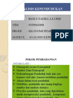 Analisis Kependudukan