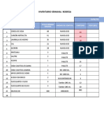 Planilla Inventario Semanal