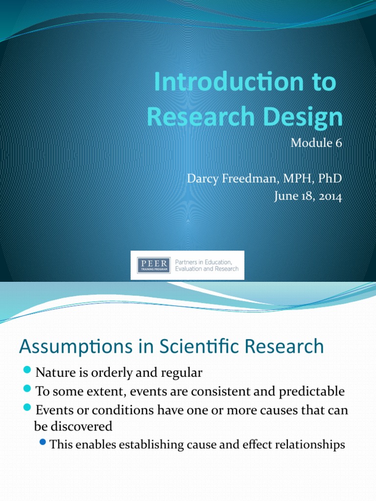 Module 6 Introduction To Research Design - DF Final2 | PDF | Randomized ...