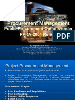 Procurement Management PAPRA Rule