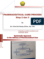 Pharmaceutical Care Process Step 2 Dan 3: Integrating Academic Excellence and Humanistic Values