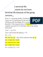 Bonds Have Terminal Life Normally,,,,stocks Do Not Have Terminal Life Because of The Going Concern