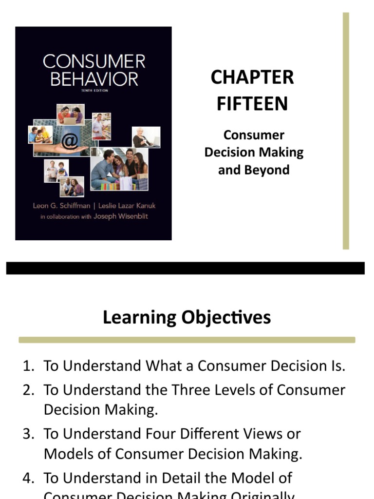 Fifteen: Consumer Decision Making and Beyond | PDF | Consumer Behaviour ...