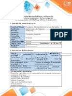 Guía de Actividades y Rúbrica de Evaluación - Paso 2 - Diagnóstico Financiero