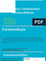 Posologia y Definiciones Farmacológicas