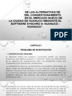 Solución al congestionamiento en Mercado Nuevo Huanuco