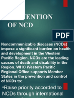 Prevention NCD