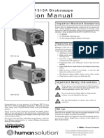 Instruction Manual: DT-311A & DT-315A Stroboscope