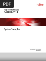 NetCOBOL Syntax Samples