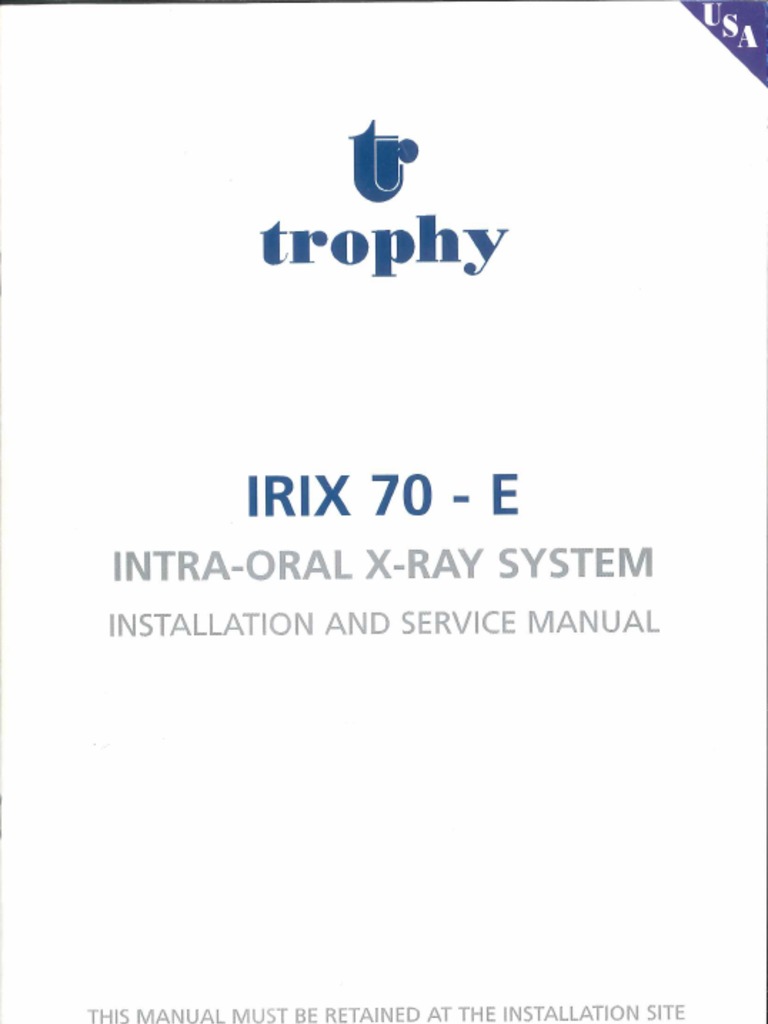 Gendex 8500 installation manual