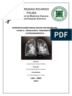 Manifestaciones Radiologicas Por Imagen Del Covid