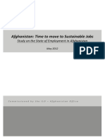 Afghanistan: Time To Move To Sustainable Jobs: Study On The State of Employment in Afghanistan