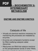 Enzyme and Enzyme Kinetics