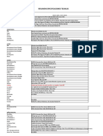 Especificaciones técnicas vivienda