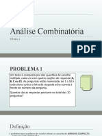 Power Point - Análise Combinatória