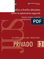 Estudios Colombo Alemanes Sobre La Autonomia Cato PDF