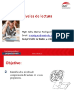 Diapositivas de Niveles de Lectura PDF