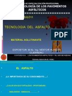 Curso de especialización en tecnología de pavimentos asfálticos