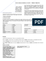 Material Complementar de Língua Espanhola Celem P1 Primero Trimestre