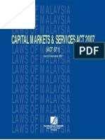 Capital Market & Services Act 2007