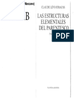 07002B LÉVI-STRAUSS - Las Estructuras Elementales (Cap. 3)