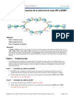 5.2.3.4 Packet Tracer - Comparing RIP and EIGRP Path Selection Instructions (Resuelto)