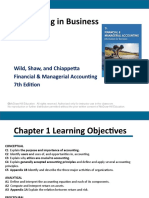 Accounting in Business: Wild, Shaw, and Chiappetta Financial & Managerial Accounting 7th Edition