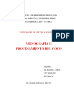 Procesamiento Del Coco