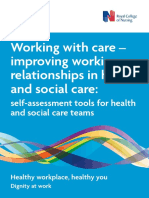 Working With Care - Improving Working Relationships in Health and Social Care