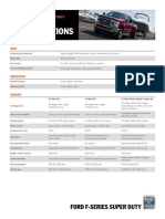 Technical Specifications: Ford F-Series Super Duty