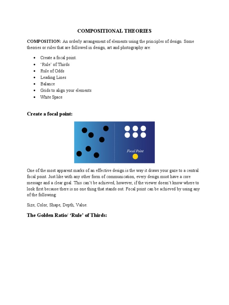 Essential Design Composition Theories | PDF | Composition (Visual Arts ...