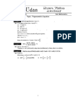 Class XI (Quantum + Impact) Trigonometric Equation (Amit Sir) 02.08.2017 PDF