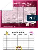 Horario Ejemplos