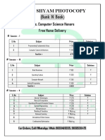 Computer Science Price List 2018