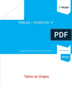 Tablas de Fajas en V