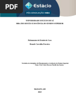 Planejamento e Avaliação do Ensino Superior