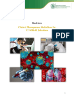 Clinical Management Guidelines For COVID-19 Infections - 1201