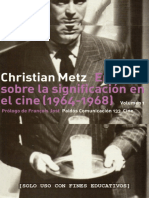 Metz Christian - Ensayos Sobre La Significacion En El Cine 1.pdf