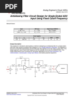 Antialiasing Filter Circuit Design-sbaa282