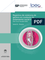 3º Informe de Registros de Violencia de Género en Contexto de Aislamiento