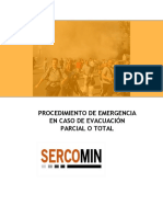 Plan Emergencia Evacuacion Sercomin