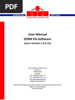 User Manual Software Zorn