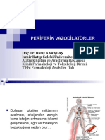 Periferik Vazodilatörler: Doç - Dr. Barış KARADAŞ İzmir Katip Çelebi Üniversitesi