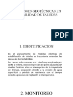 Soluciones Geotécnicas en Taludes