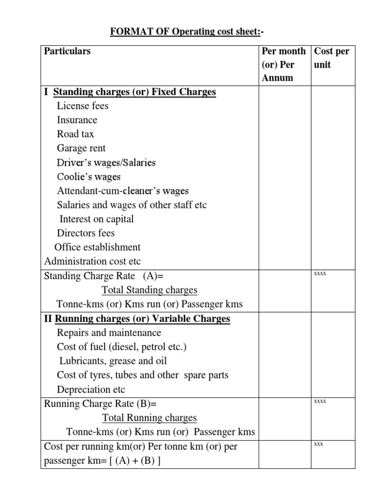 I Standing Charges (Or) Fixed Charges PDF
