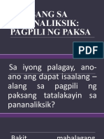 Hakbang Sa Pananaliksik