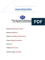 Primer Parcial de Investigacion de Operaciones