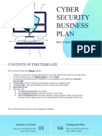 Cyber Security Business Plan by Slidesgo