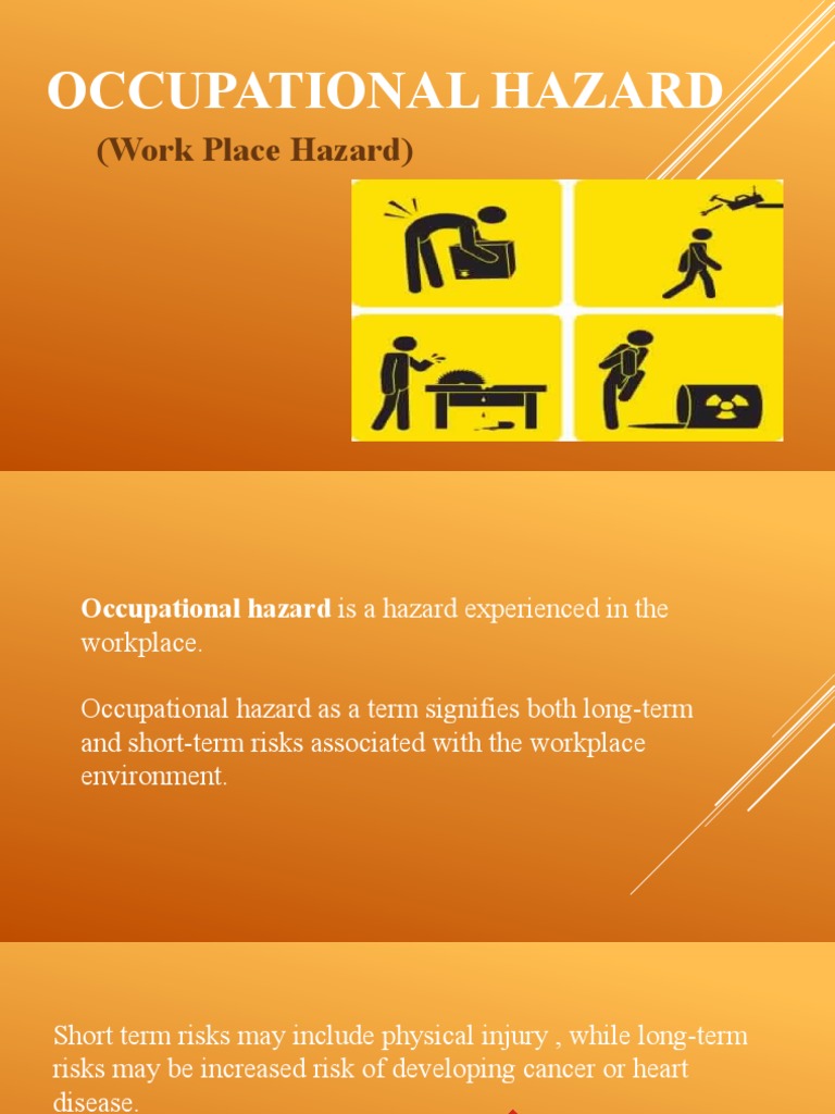 Occupational Hazards MRK V | PDF | Occupational Safety And Health ...