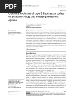 Continual evolution of type 2 diabetes an update on pathophysiology and emergin treatment options